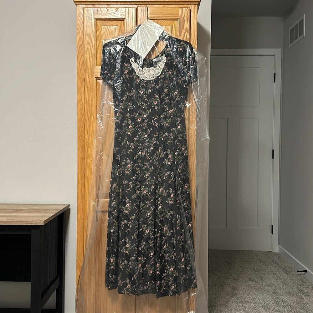 Joni Blair ankle length dress size 5 standard Small 100% rayon - Picture 8 of 17